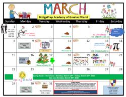 March Calendar 